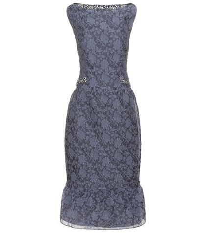 Erdem Heta Organza-cloqué Dress