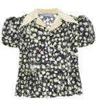 Preen By Thornton Bregazzi Jane Floral Silk-blend Blouse
