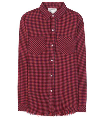 Current/elliott The Two Pocket Prep School Cotton Knitted Shirt