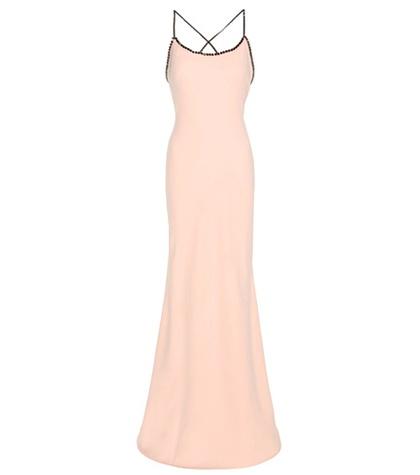 Carolina Herrera Exclusive To Mytheresa.com – Crystal-embellished Silk Dress