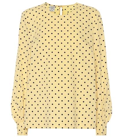 Saint Laurent Mandeep Printed Cotton-blend Shirt