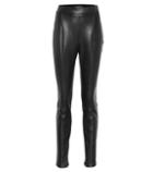 David Koma Leather And Jersey Leggings