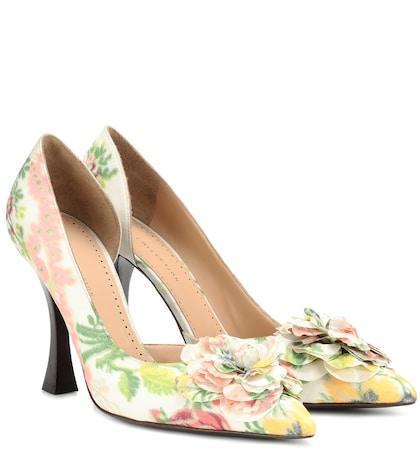 Reina Olga Exclusive To Mytheresa – Floral Pumps