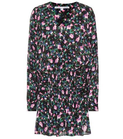 Veronica Beard Naomi Printed Silk Dress