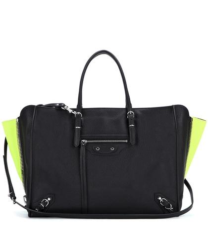Balenciaga Papier B4 Zip-around Leather Shoulder Bag