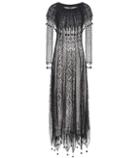 Alexander Mcqueen Pom Pom Silk Lace Dress