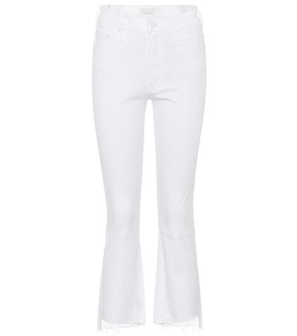 Mother Insider Cropped Step Fray Jeans