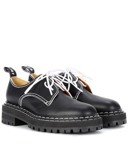 Mcq Alexander Mcqueen Leather Derby Shoes