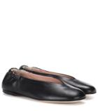 Acne Studios Oddry Leather Ballerinas