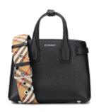 Burberry The Baby Banner Leather Tote
