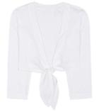 Kate Moss For Equipment Linen Tie Blouse