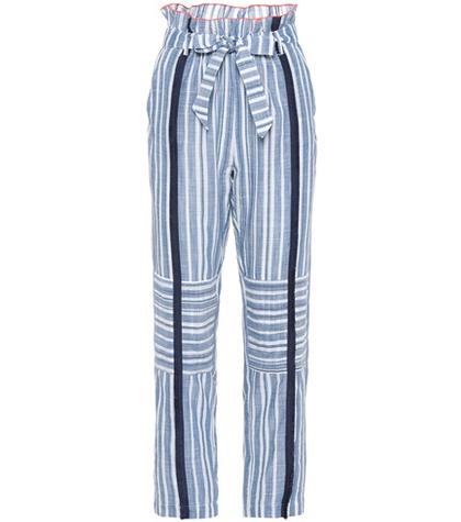 Lemlem Kosi Striped Cotton Trousers