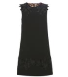 Dolce & Gabbana Embroidered Virgin Wool-crêpe Dress