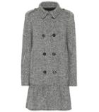 Redvalentino Herringbone Virgin Wool Coat