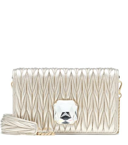 The Attico Matelassé Leather Shoulder Bag