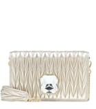 The Attico Matelassé Leather Shoulder Bag