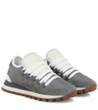 Marc Jacobs Mesh And Suede Sneakers
