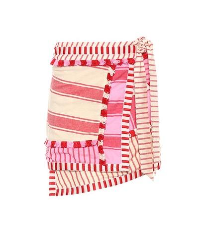 Dodo Bar Or Embroidered Cotton Miniskirt