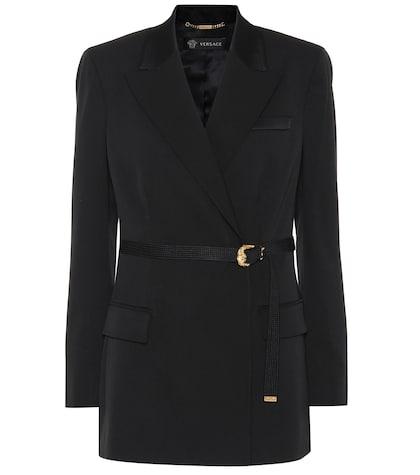 Sorel Belted Crêpe Blazer