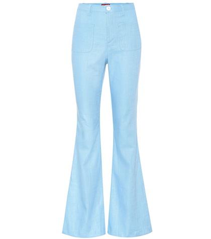 Preen By Thornton Bregazzi Patches Linen-blend Trousers