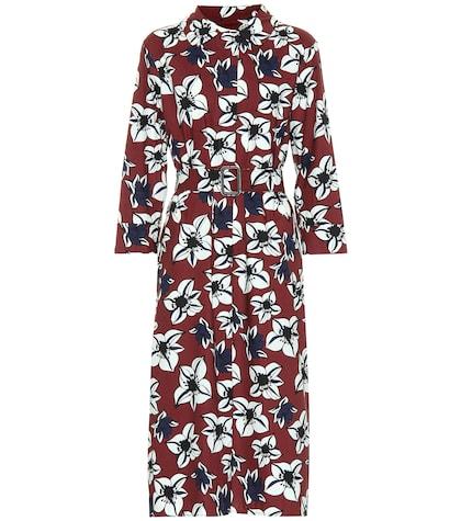 S Max Mara Agi Florla Cotton Midi Dress