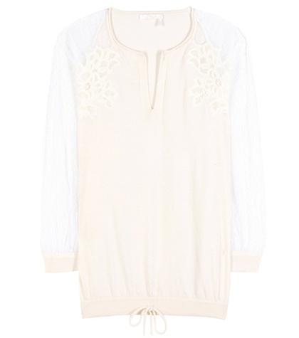 Chlo Cotton And Silk Blouse