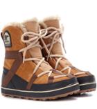 Sorel Glacy Explorer Shortie Suede Ankle Boots