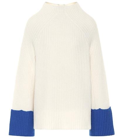 Tory Sport Two-tone Wool Sweater