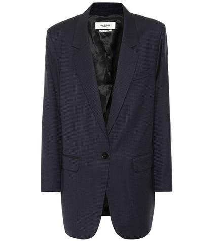 Isabel Marant, Toile Nerix Checked Wool Blazer