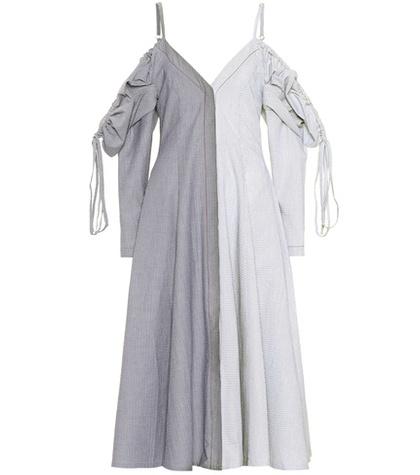 Jw Anderson Cotton Off-the-shoulder Dress