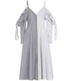 Jw Anderson Cotton Off-the-shoulder Dress
