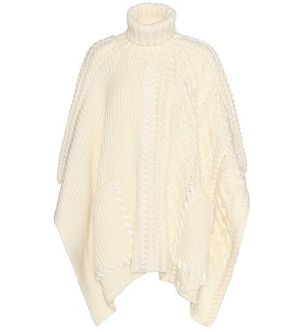 Kenzo Wool Poncho