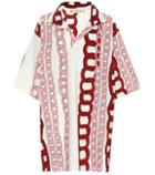 Self-portrait Printed Cotton Shirt
