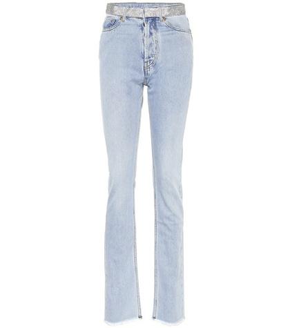 Axel Arigato Embellished High-waisted Jeans