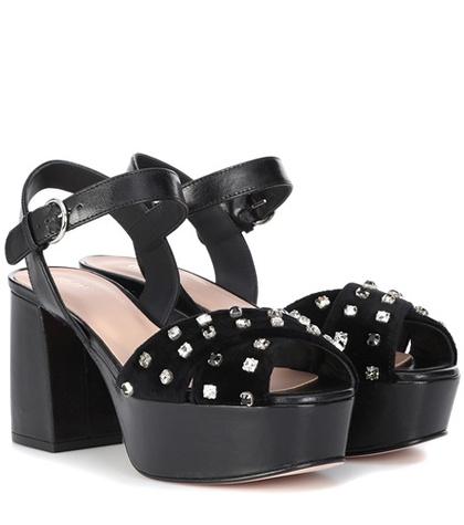 Redvalentino Embellished Plateau Sandals