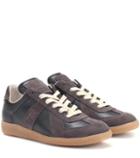 Acne Studios Replica Leather And Suede Sneakers