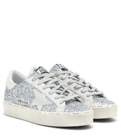Balmain Superstar Glitter Sneakers