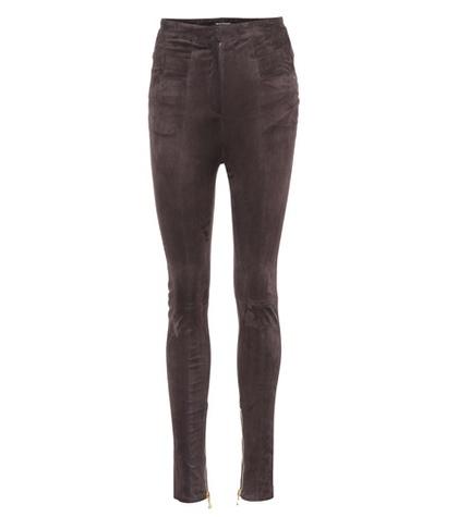 Balmain Suede Trousers