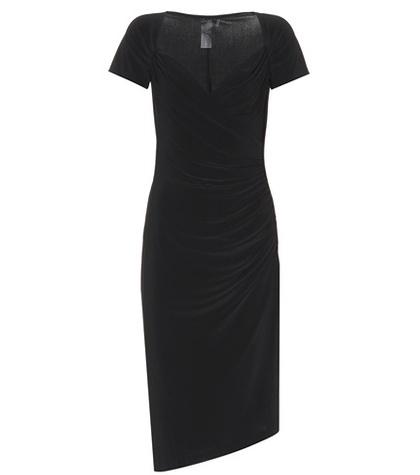 Norma Kamali Sweetheart Draped Dress