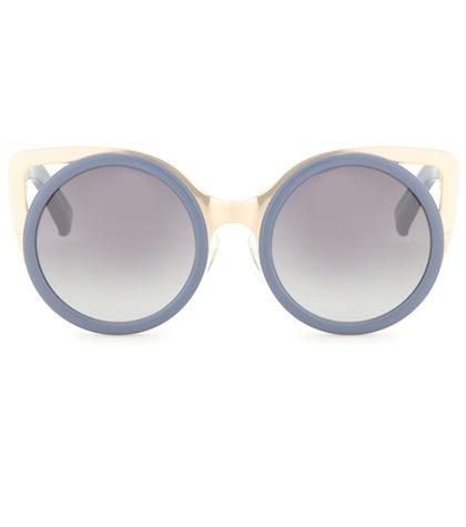 Maison Kitsun Round Sunglasses