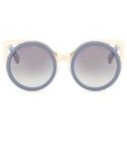 Maison Kitsun Round Sunglasses