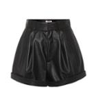 Saint Laurent Leather Shorts