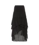 Brunello Cucinelli Pleated Cotton-blend Maxi Skirt
