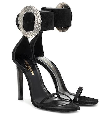 Saint Laurent Joplin 100 Suede Sandals