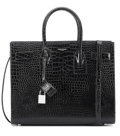 Calvin Klein 205w39nyc Small Sac De Jour Leather Tote