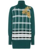 Prada Virgin Wool Turtleneck Dress