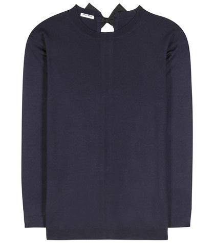 Miu Miu Embellished Wool Sweater