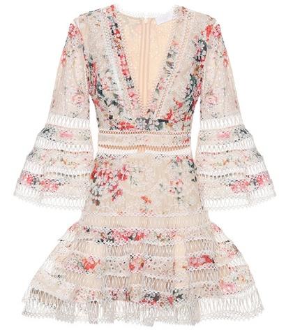 Zimmermann Laelia Diamond Flutter Dress