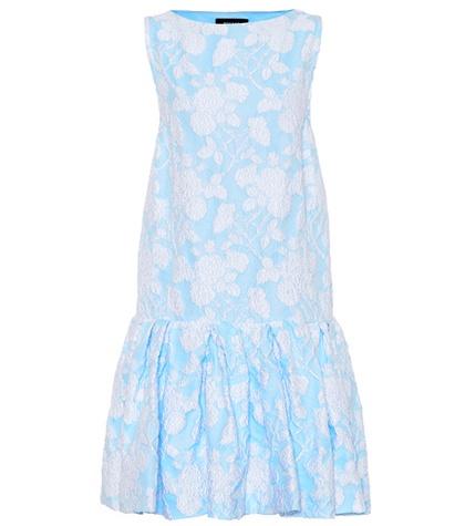 Rochas Floral Jacquard Dress