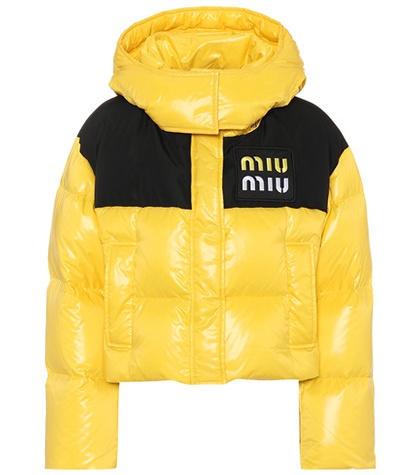 Miu Miu Cropped Down Jacket
